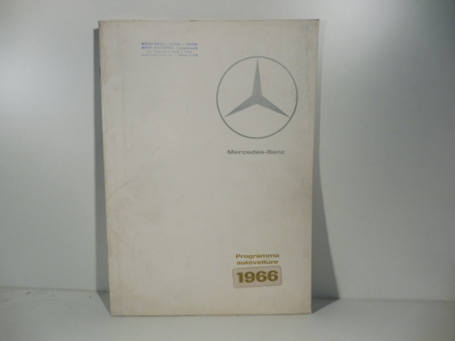 Mercedes - Benz. Programma autovetture 1966